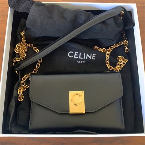 celine phone clutch|Celine clutch on strap.